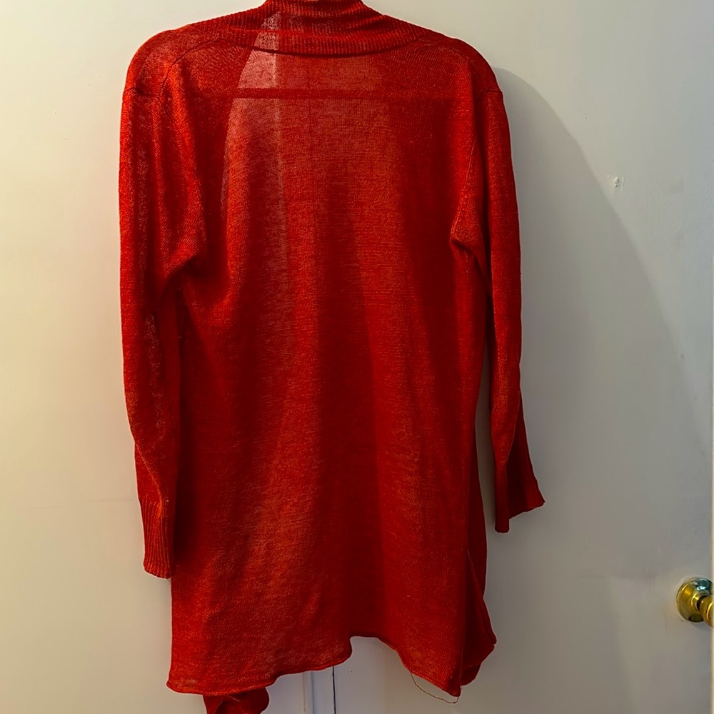 Eileen Fisher Slub Linen Cardigan Small - Picture 3 of 6